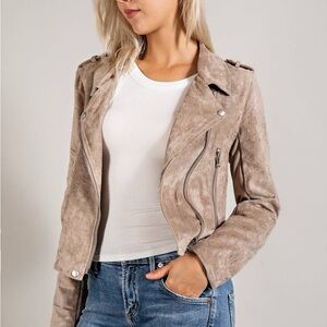 Tan Suede Jacket